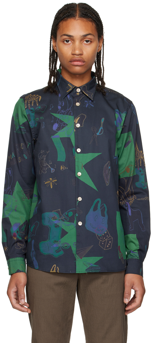 Navy Magnificent Obsessions Shirt