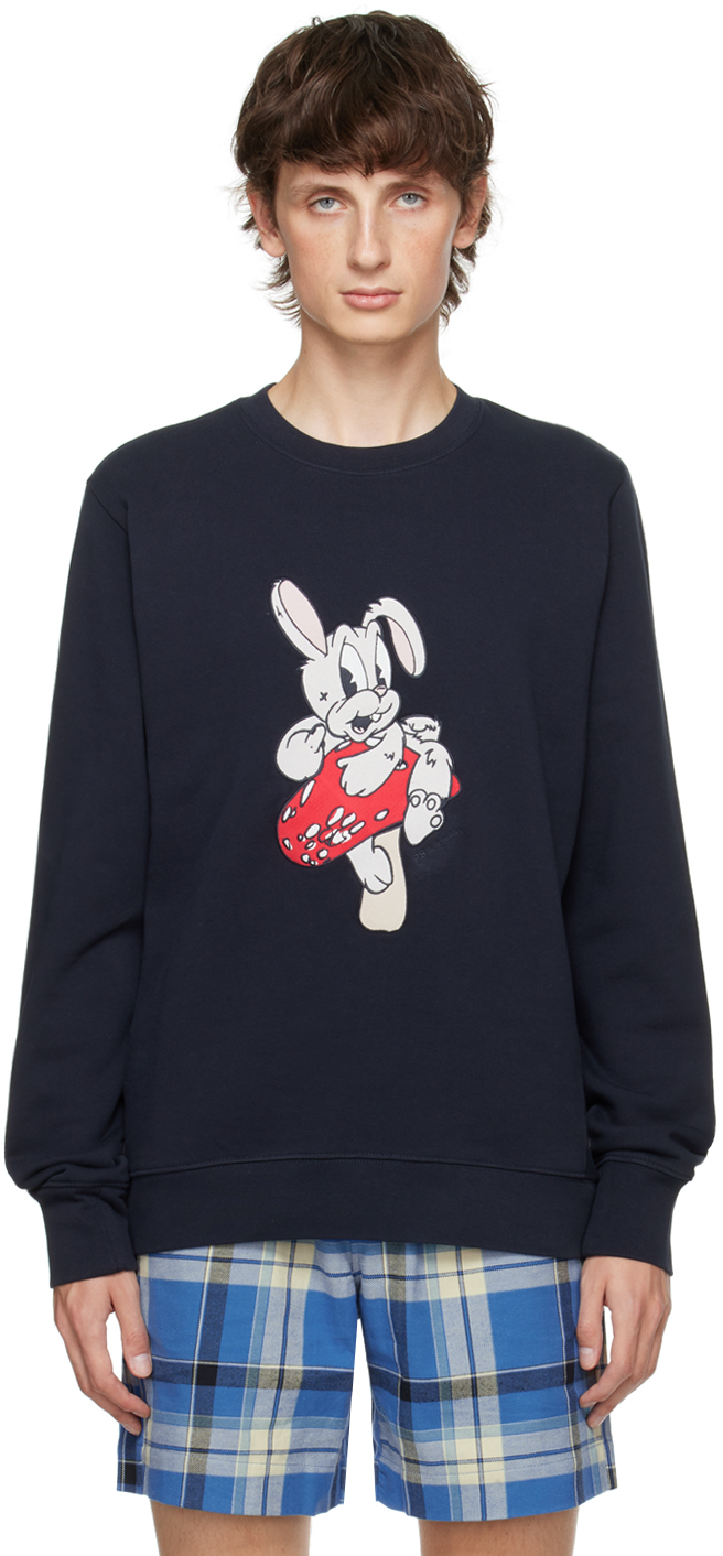Navy Toadstool Bunny Sweatshirt