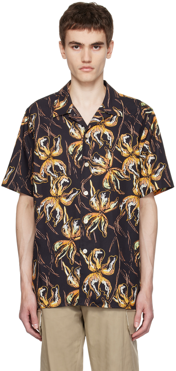 PS by Paul Smith: Black Floral Shirt | SSENSE