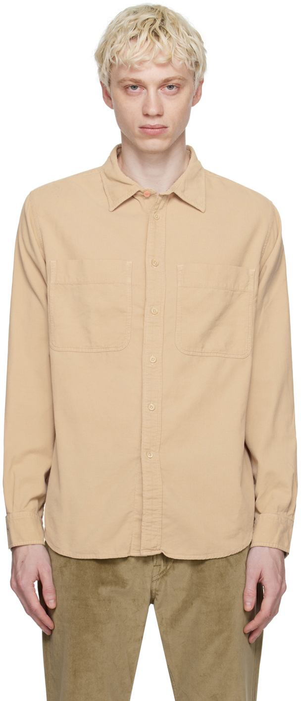Ps By Paul Smith Beige Patch Pocket Shirt In 60 Browns