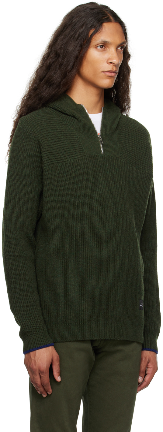 PS by Paul Smith Green Half Zip Hoodie Smart Closet