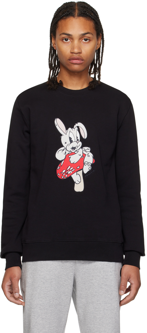 Black Toadstool Bunny Sweatshirt