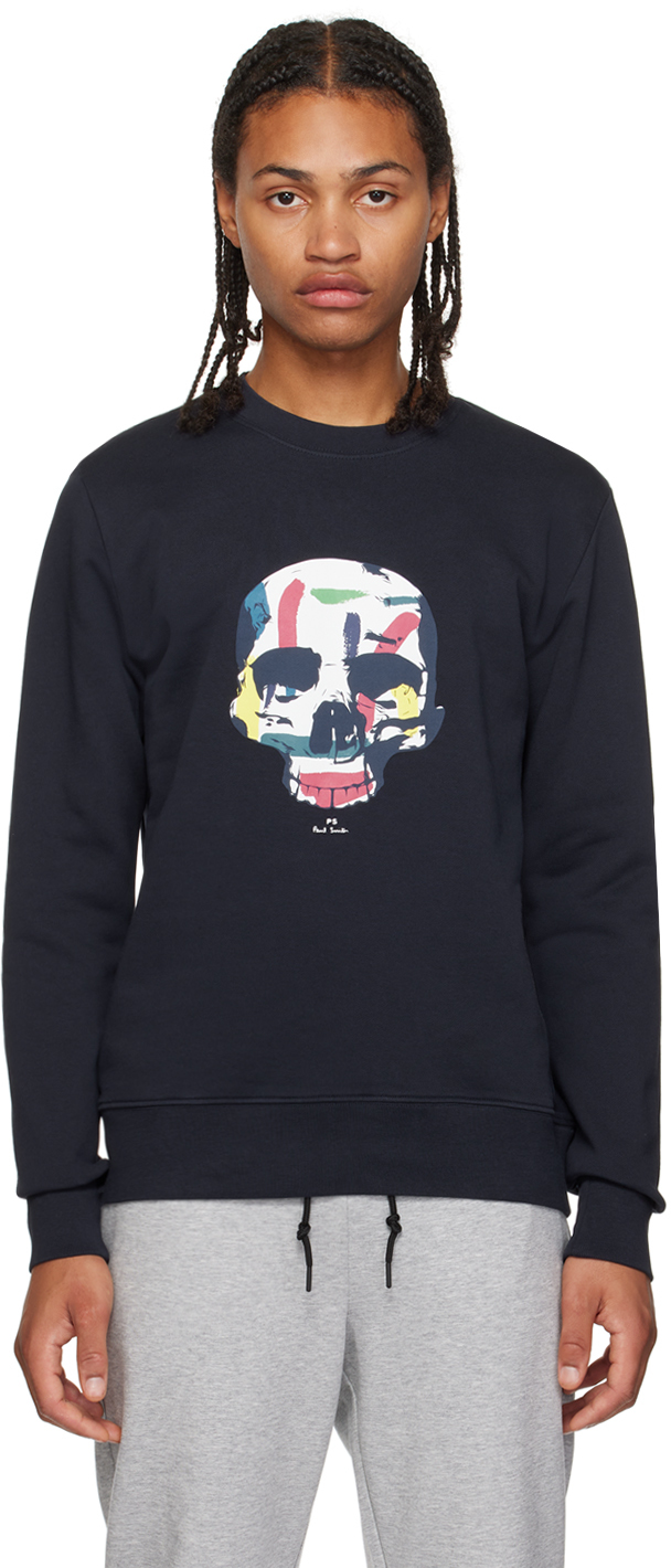 Navy Skull Sweatshirt