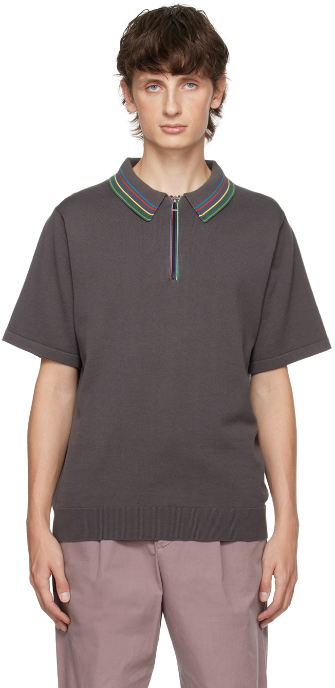 Grey paul smith clearance polo