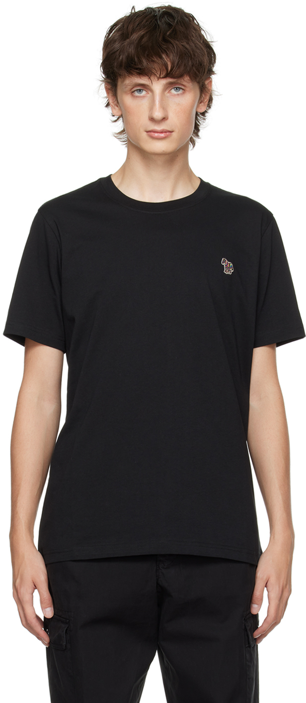 Shop Ps By Paul Smith Black Zebra T-shirt