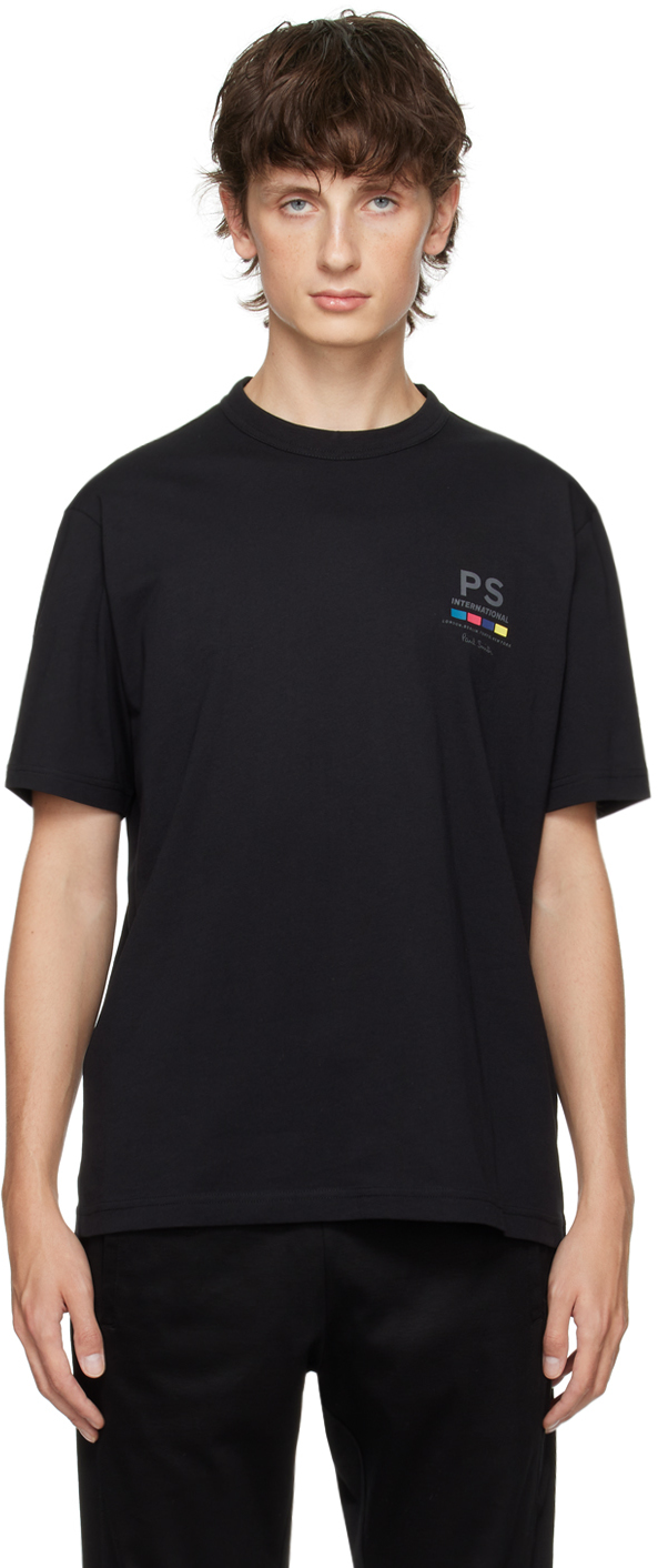 Black 'International' T-Shirt