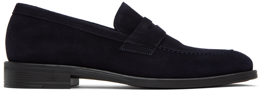 PS by Paul Smith: Navy Remi Loafers | SSENSE Canada