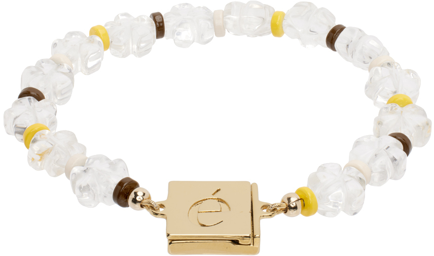 Eliou Transparent Brette Bracelet In Quartz | ModeSens