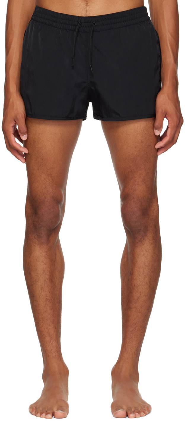 Cdlp Black Embroidered Swim Shorts