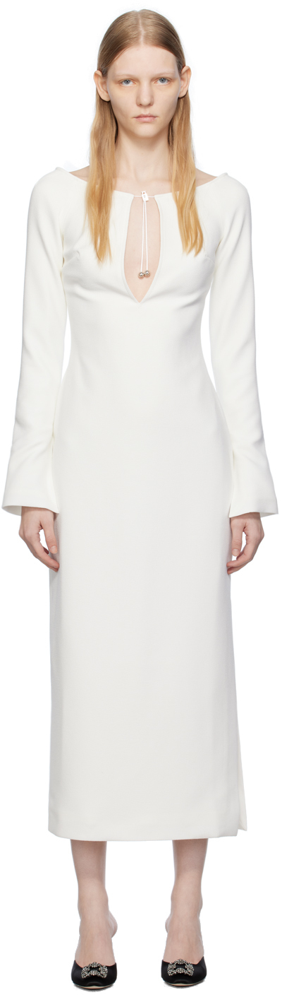 【関税込み】16Arlington ホワイト Solare ミディアムドレス White Solare Midi Dress by 16Arlington on Sale