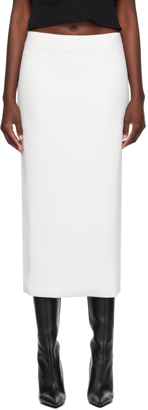Jupe Midi Eastex Fleurie Jaune Et Blanc Taille 12 - été Printemps