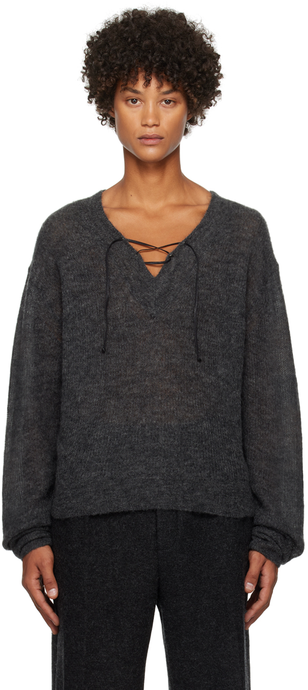 SSENSE Exclusive Gray Numa Sweater