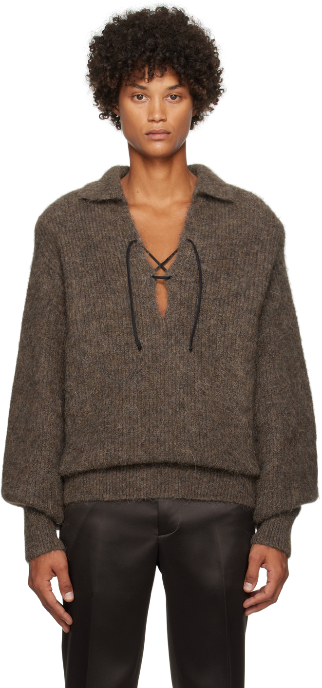 SSENSE Exclusive Brown Harth Sweater