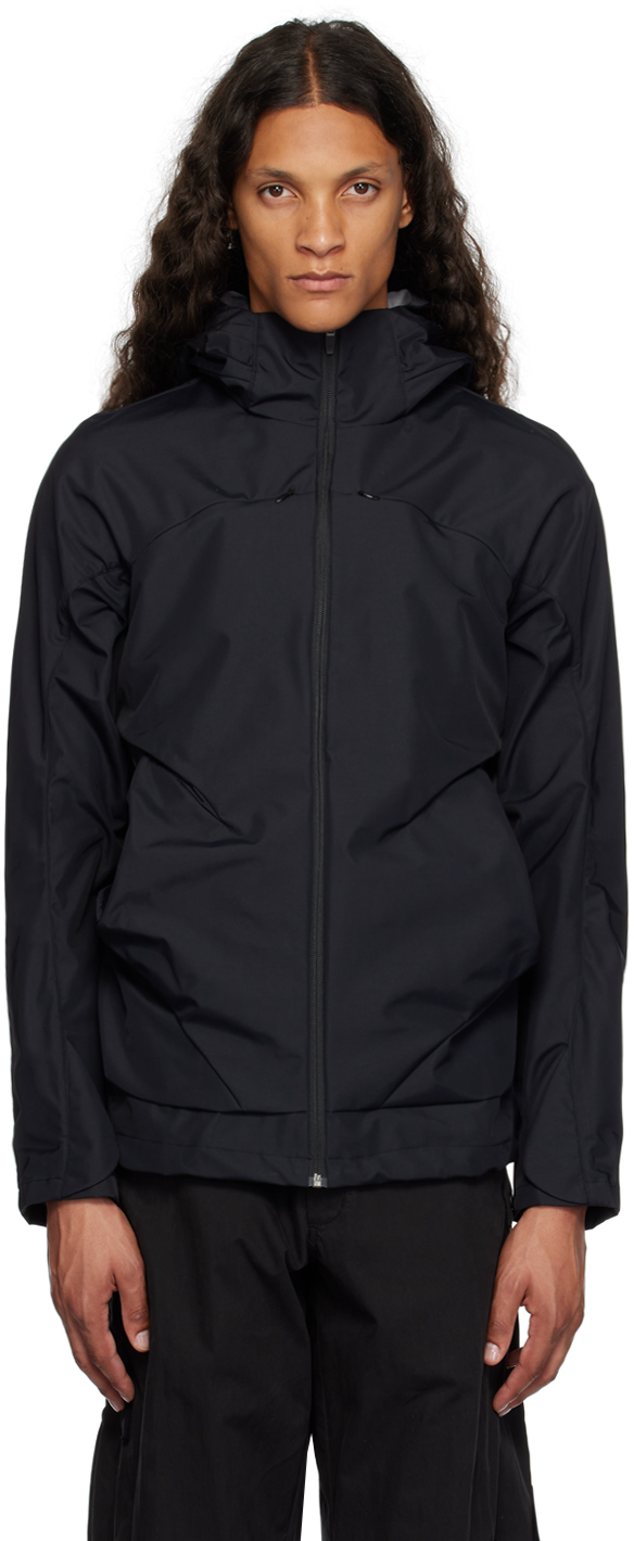 Black Tuck Jacket by HYEIN SEO on Sale