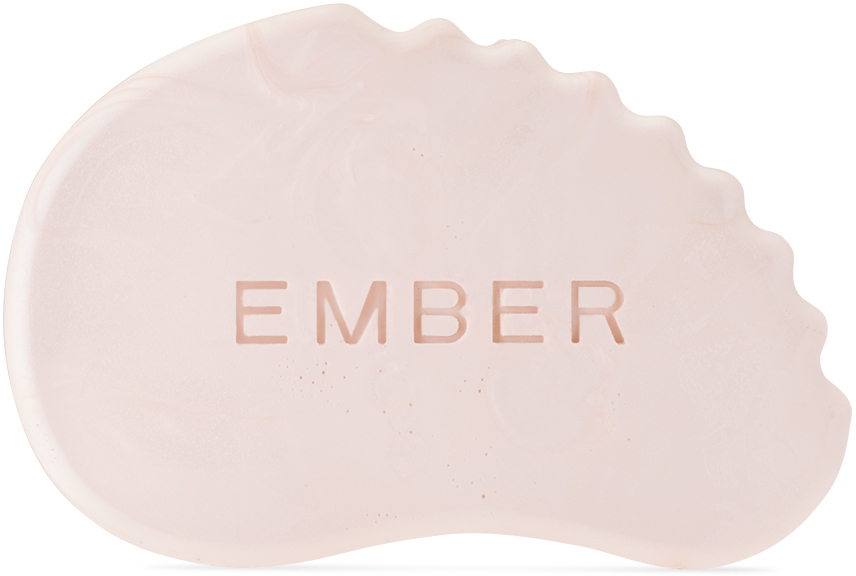 Ember Wellness Rose Quartz Sculpt & Glow Bar Set, 50 G In Pink