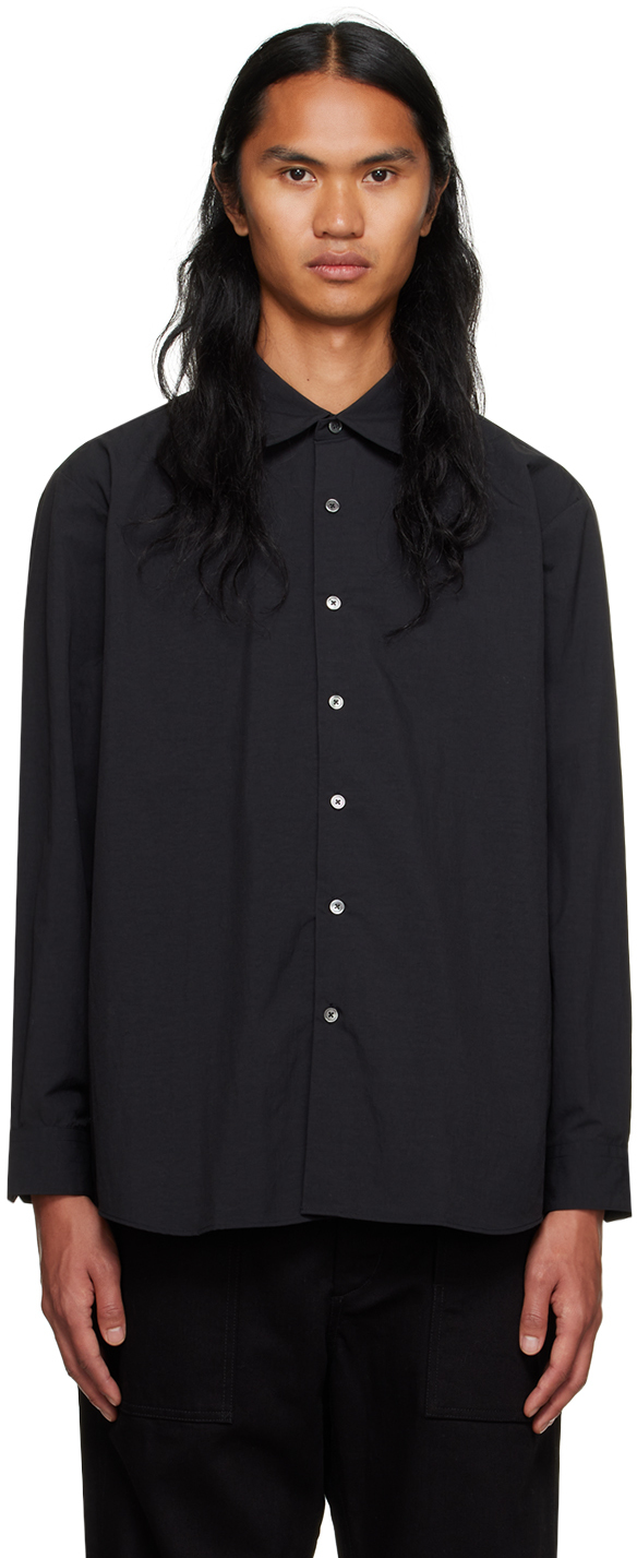 Uniform Experiment: Black Quick-Drying Shirt | SSENSE