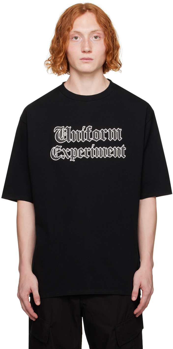 Shop Uniform Experiment Black Gothic T-shirt