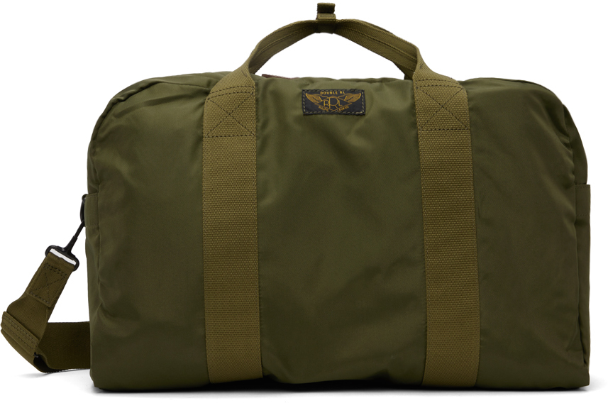 RRL: Green Utility Duffle Bag | SSENSE