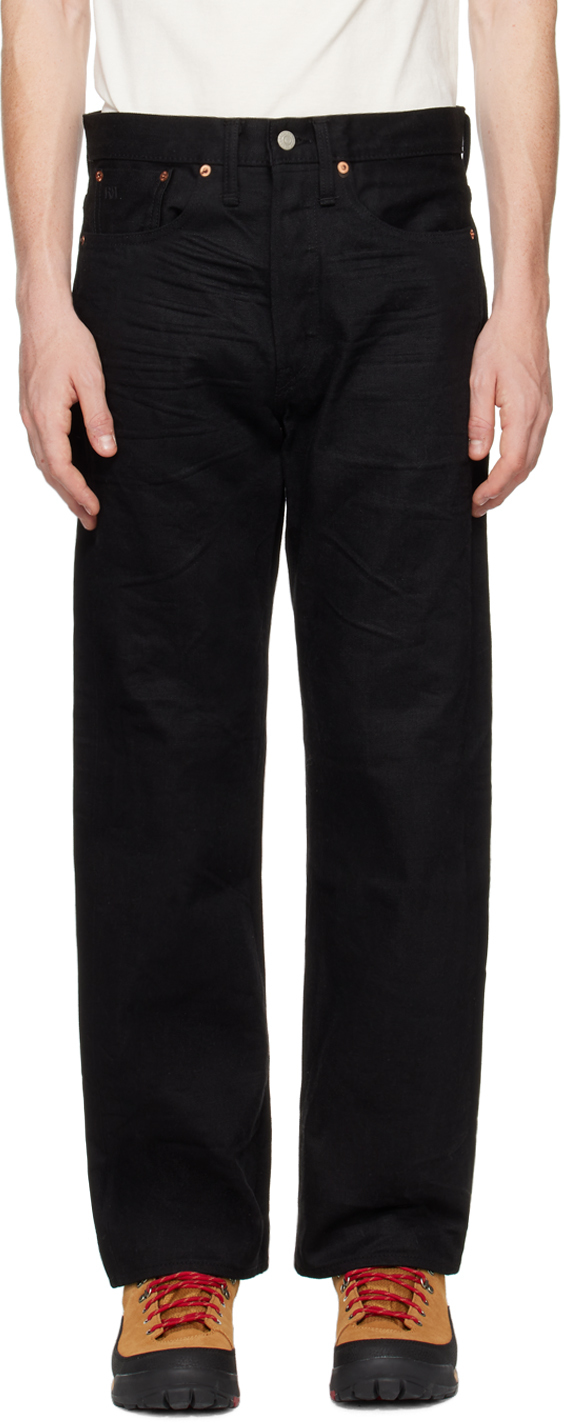 Black Vintage 5-Pocket Jeans by RRL on Sale