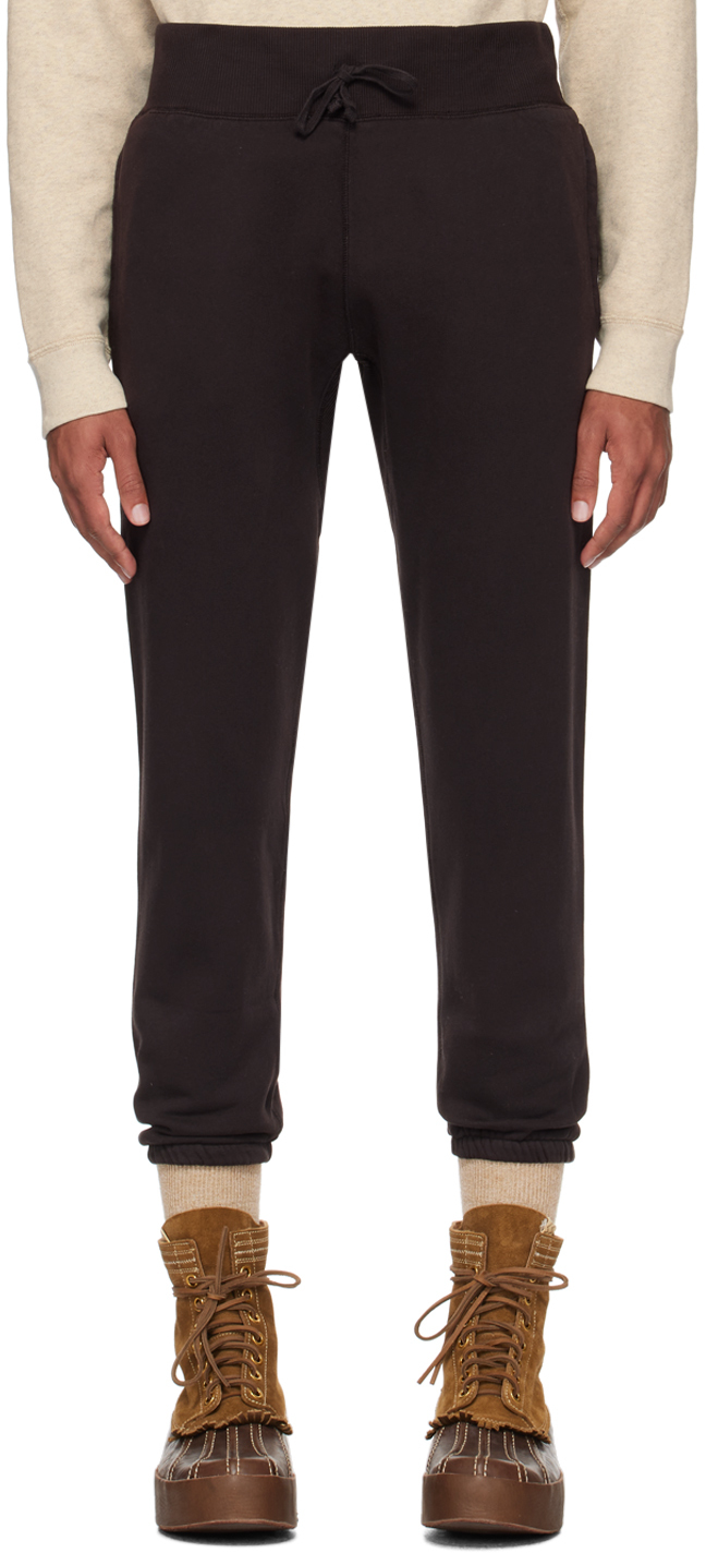 Black Garment-Dyed Sweatpants