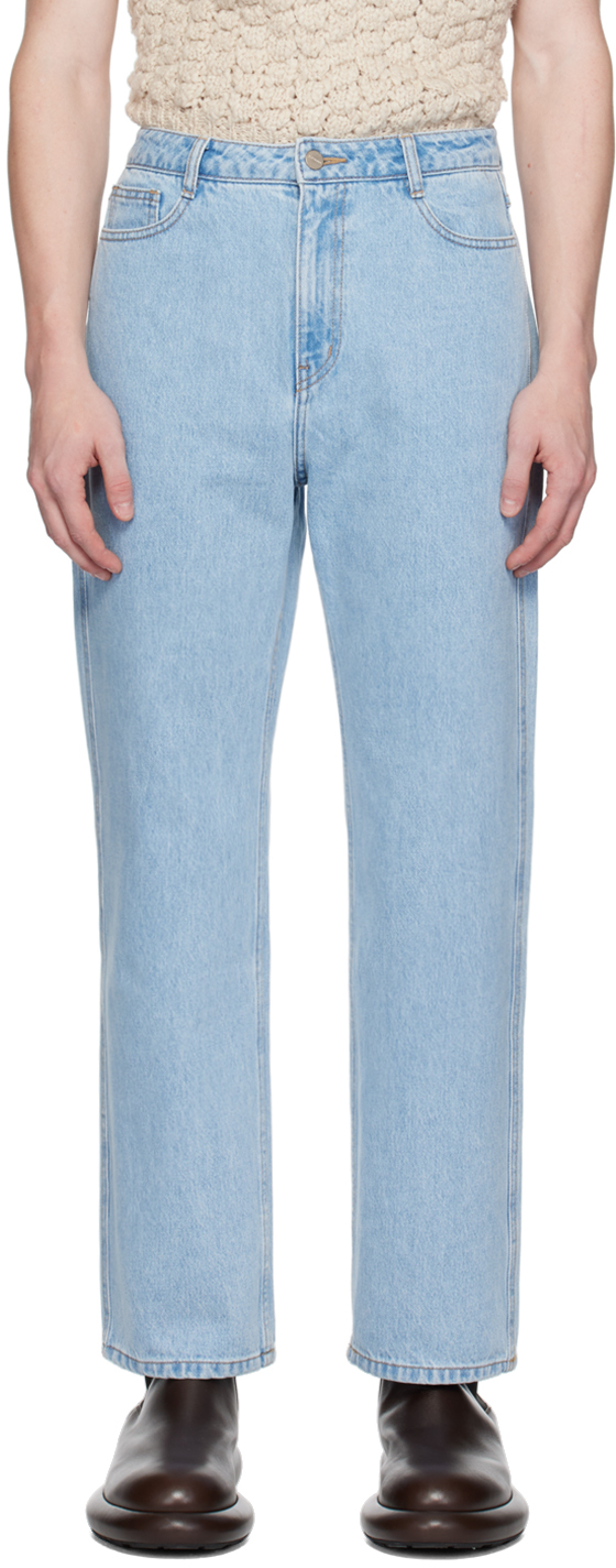 ◎AMOMENTO◎ STRAIGHT FIT DENIMMID BLUE AM24FWW03DNMIDBLUE AMOMENTO GLOBAL