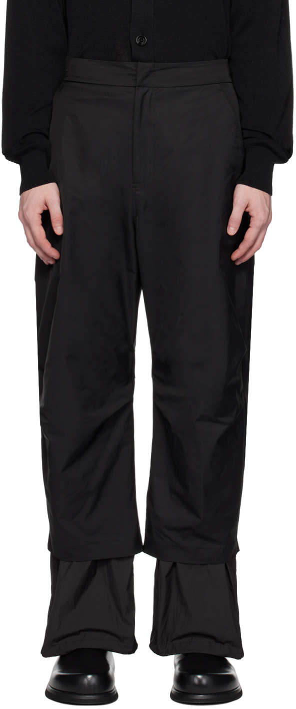 Black Padded Trousers