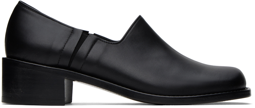 Black Rounded Loafers