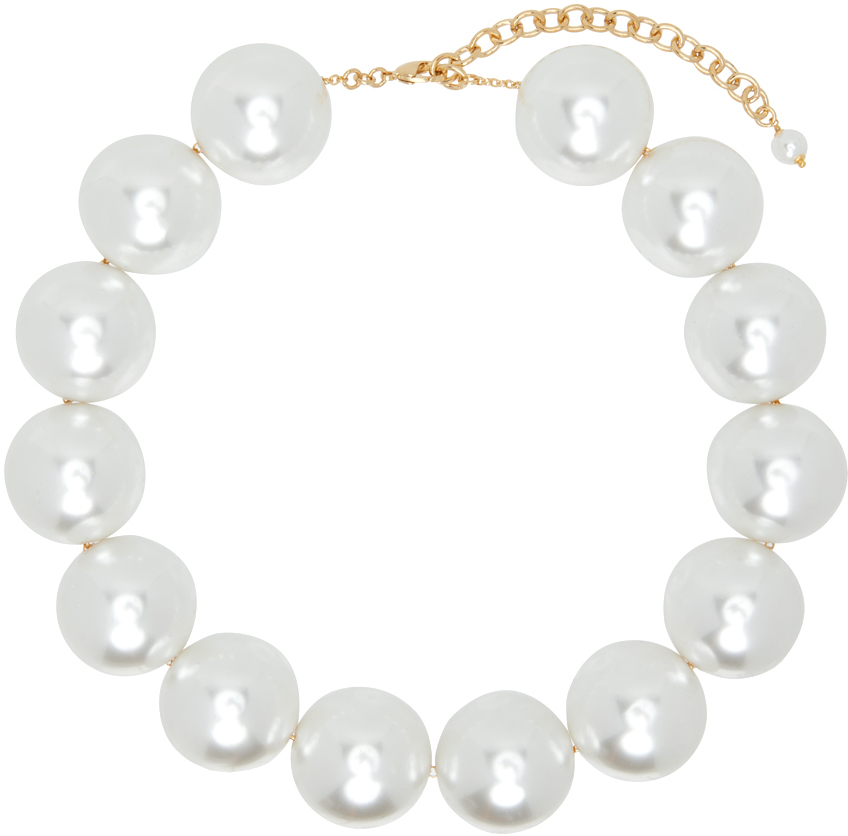 Numbering White #9722 Necklace In Gold