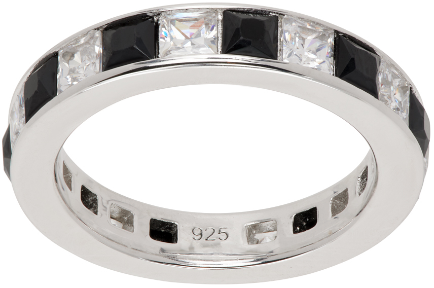 Numbering Silver & Black #7406 Ring
