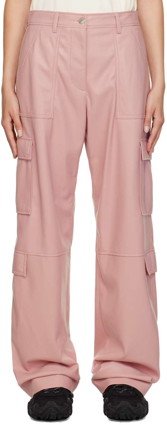 NEW — Pink leather cargo pants 💕 www.auttysimone.com