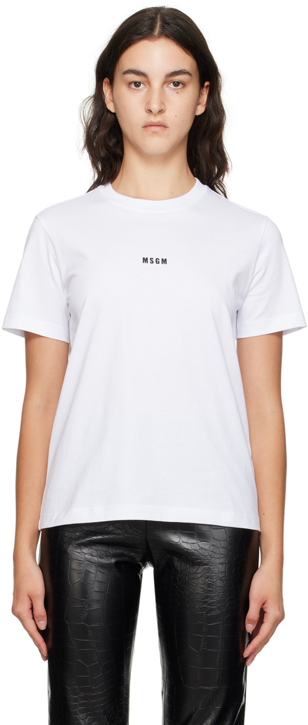 White Printed T-Shirt
