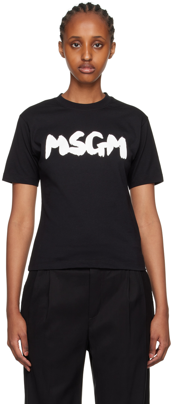 [新品未使用]MSGM Tシャツ ブラック SSENSE