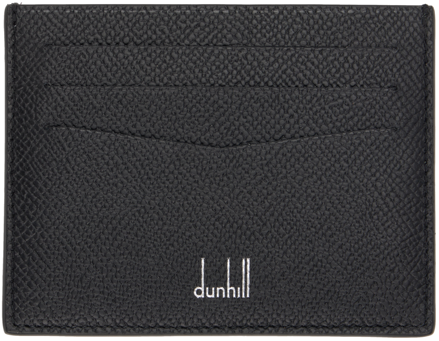 Dunhill Black Cadogan Card Holder