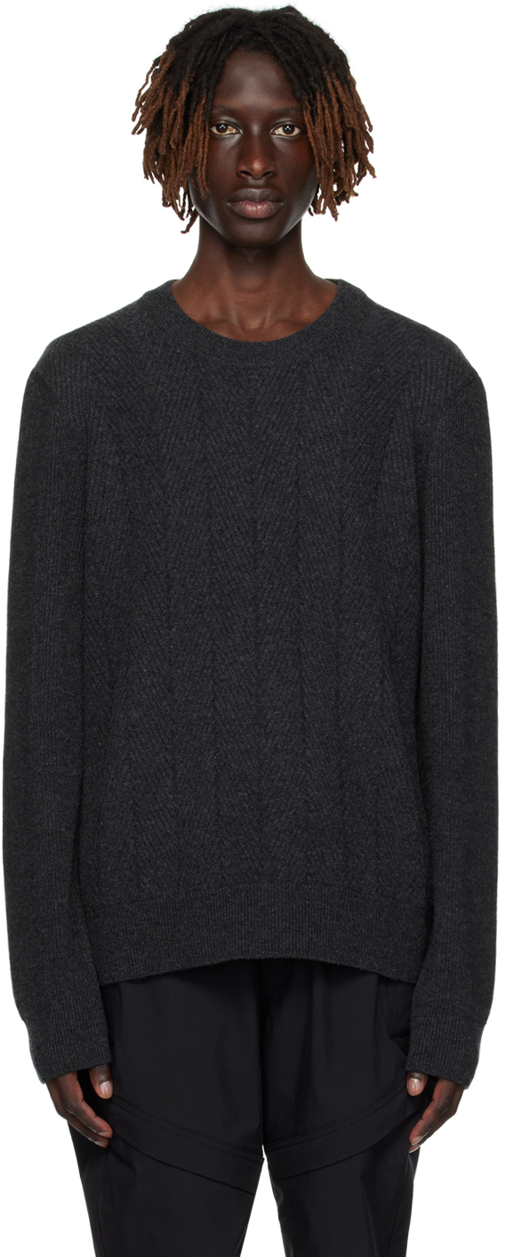 Dunhill Gray Ribbed Sweater