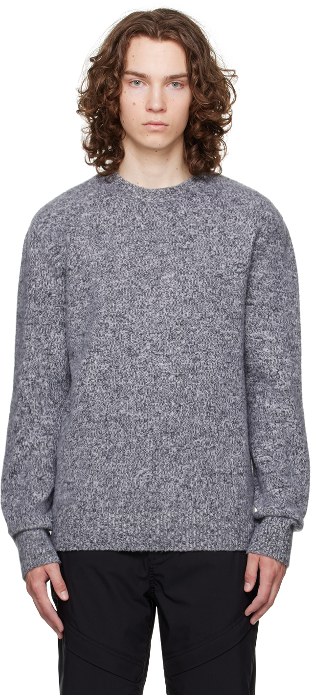 Dunhill: Gray Crewneck Sweater | SSENSE