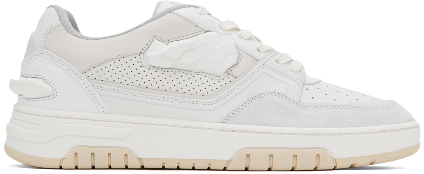 Msgm White Rck Trainers In Off White