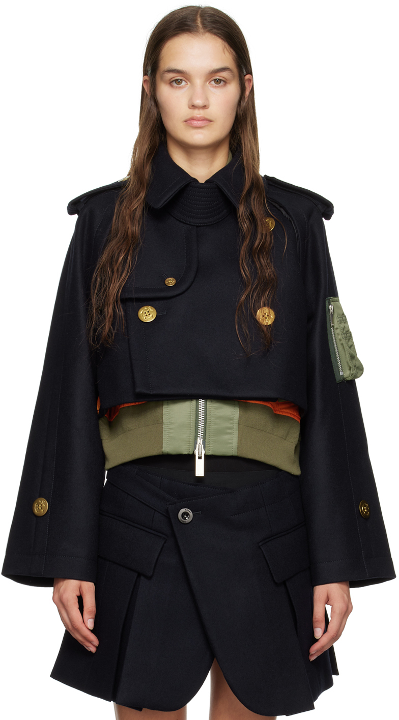 Navy Layered Jacket