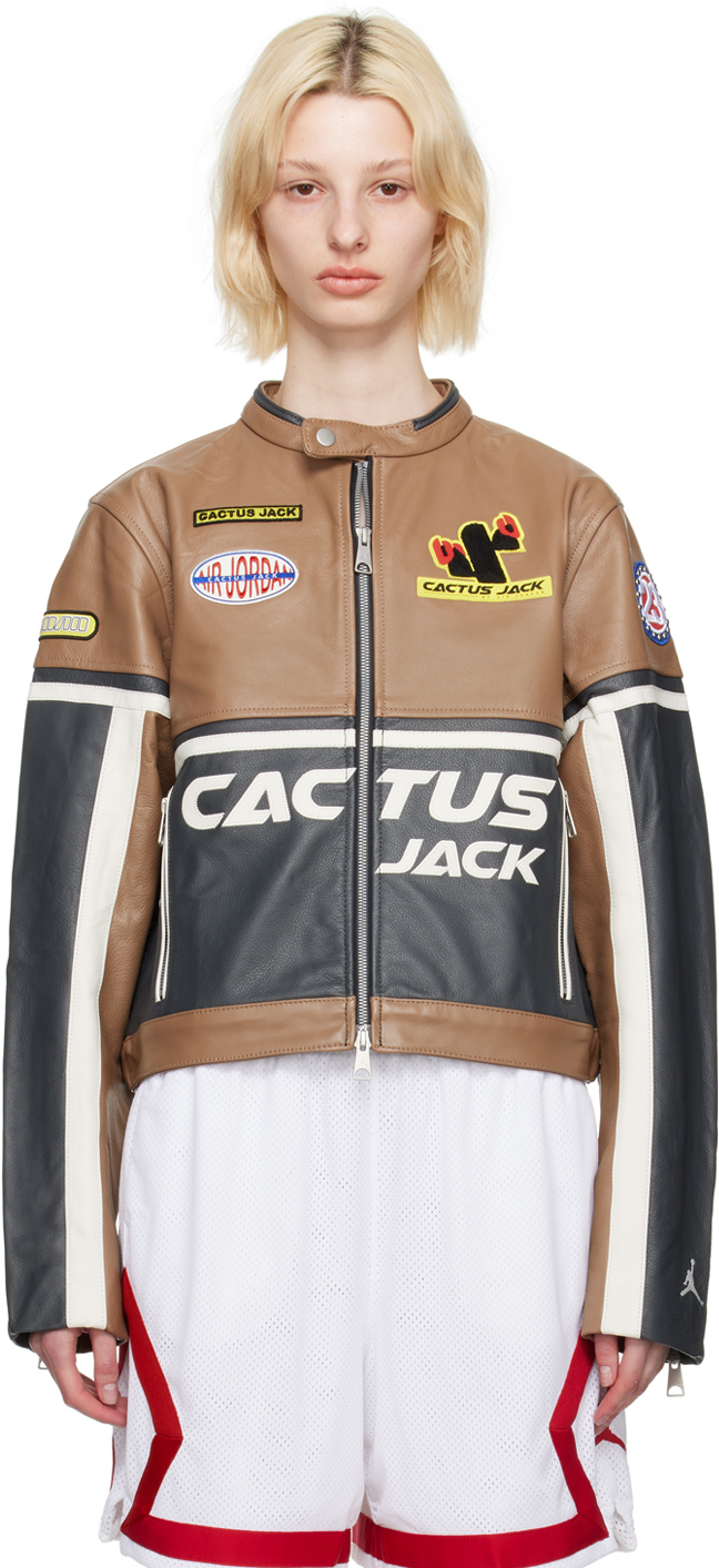 Cactus Jack Leather Jacket