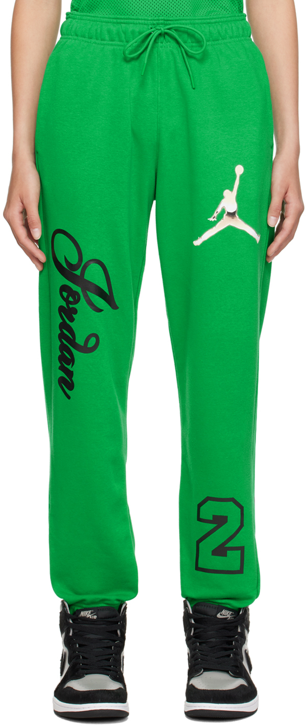 Green Graphic Lounge Pants