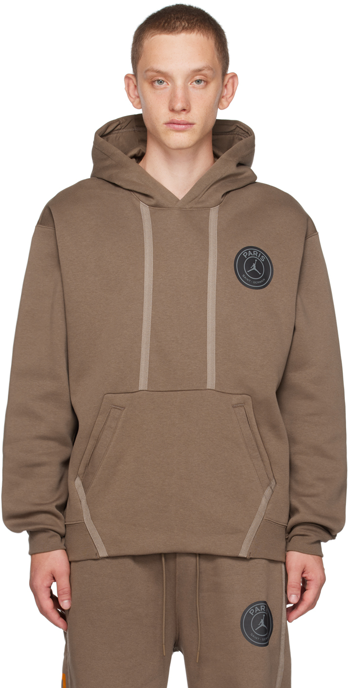 NIKE BROWN PSG EDITION HOODIE