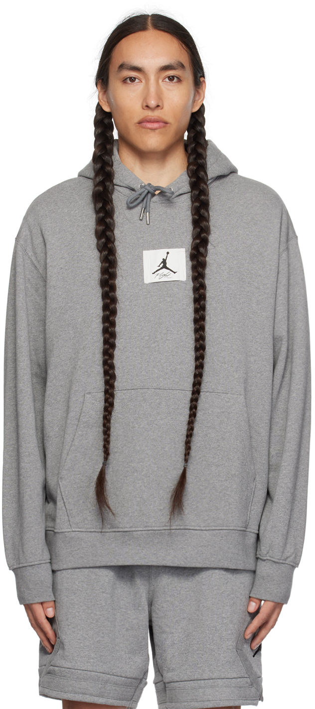 Gray Jordan Flight Hoodie