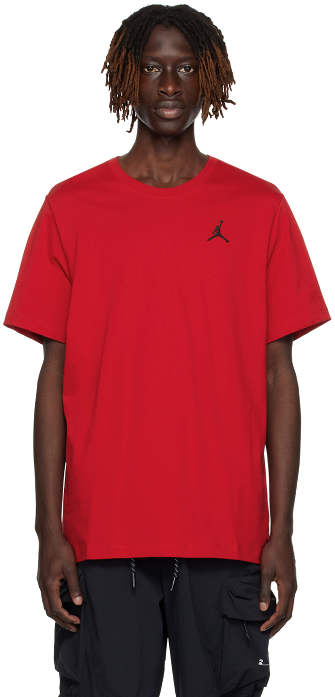 Nike Jordan: Red Graphic T-Shirt | SSENSE UK