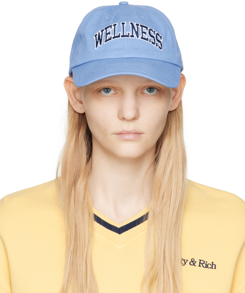 Sporty And Rich Blue Wellness Cap In Capri