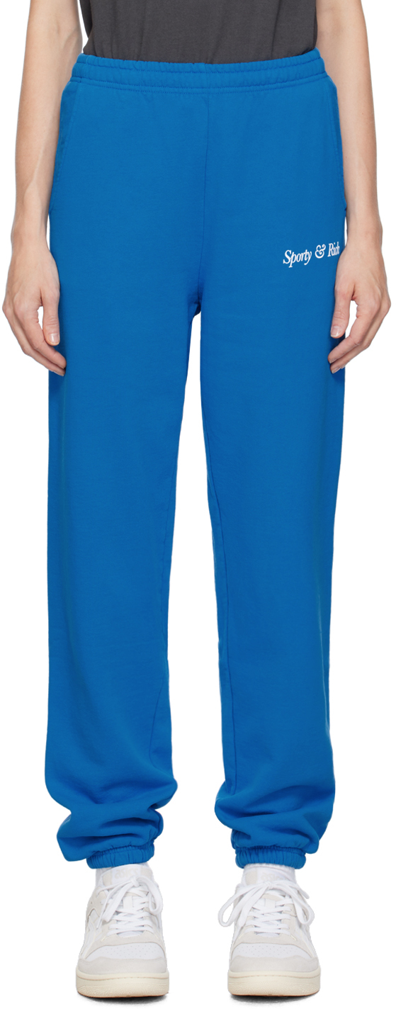 Blue Printed Lounge Pants