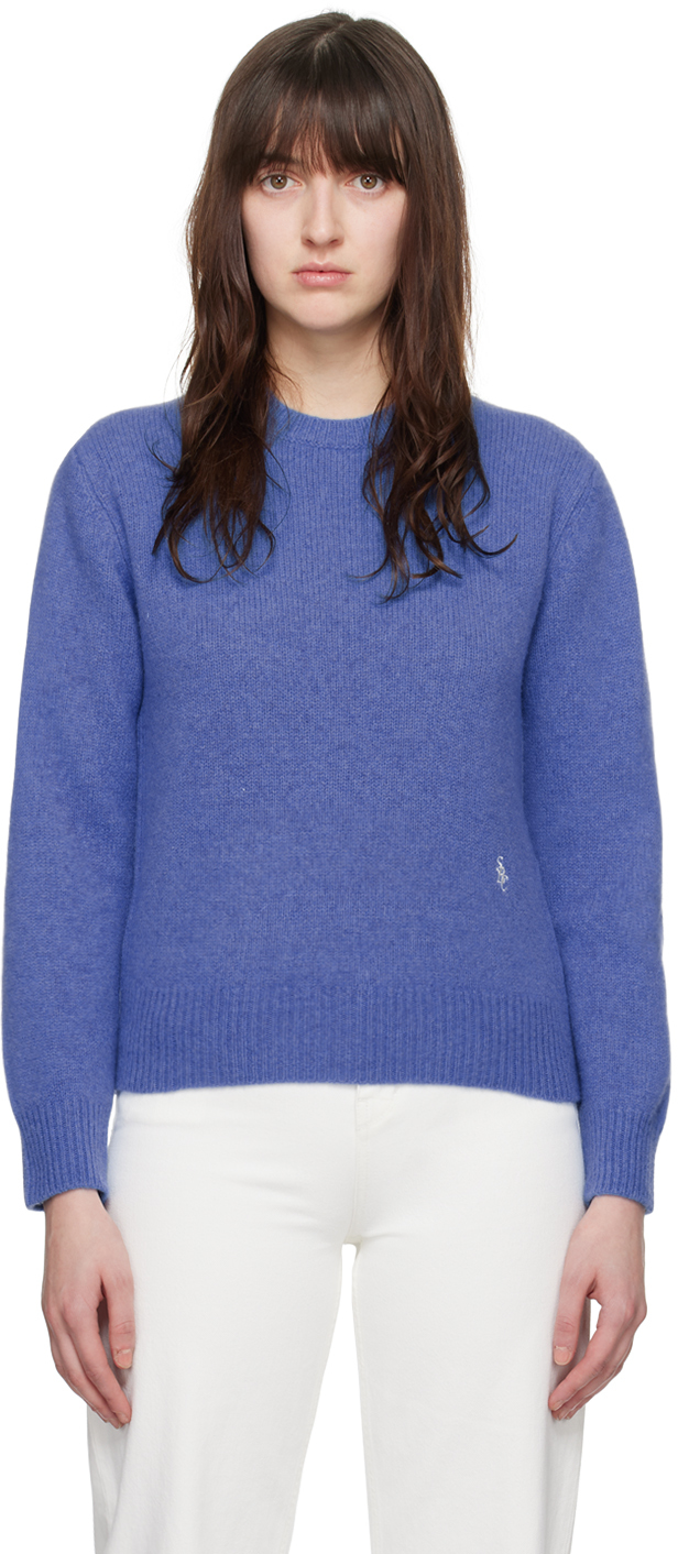 Blue 'SRC' Sweater