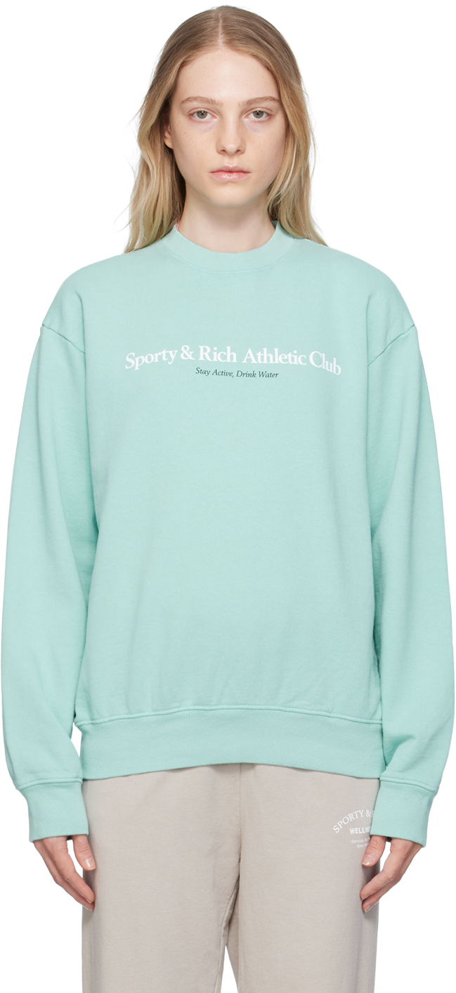 Green 'Athletic Club' Sweatshirt