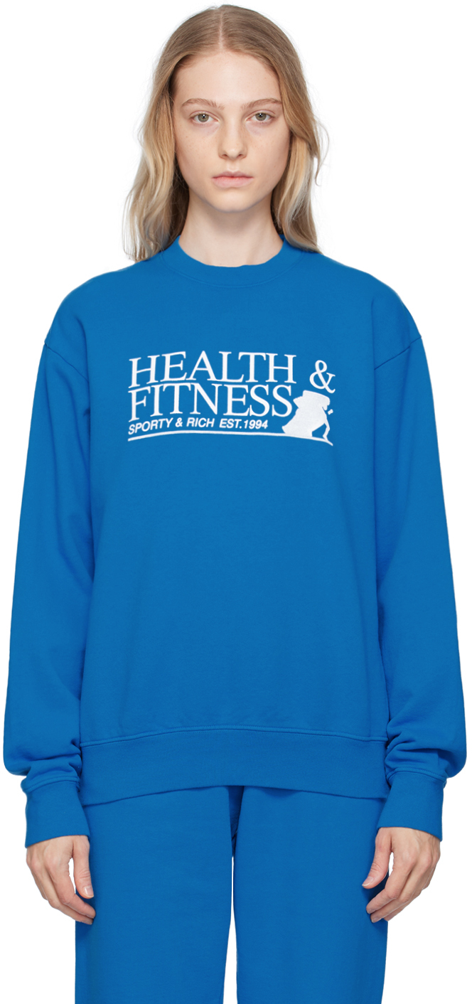 Blue Fitness Motion Sweatshirt