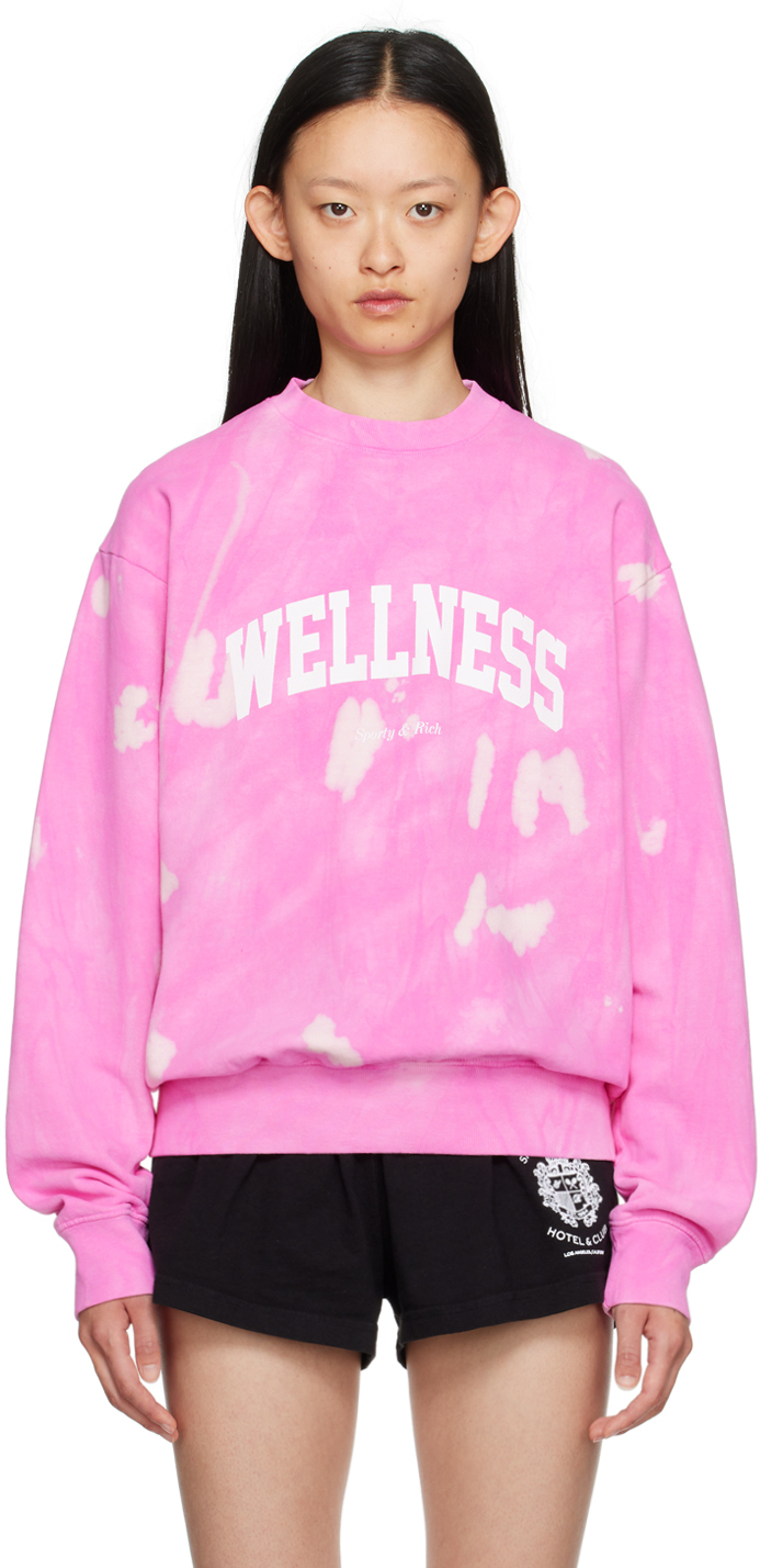 Pink 'Wellness' Sweatshirt