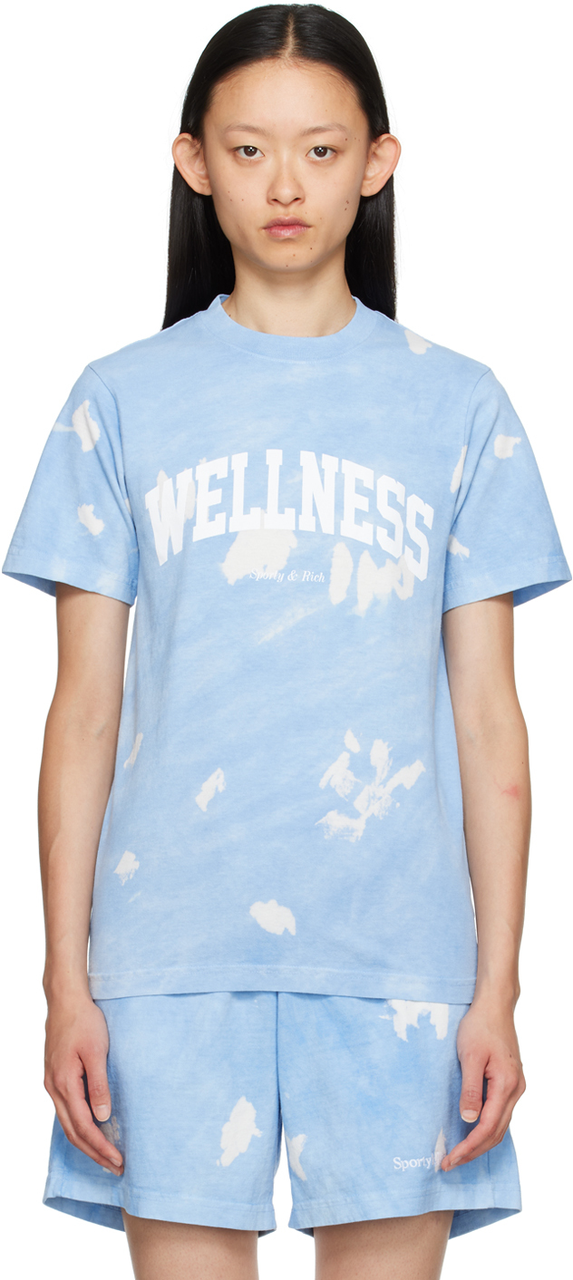 Blue 'Wellness' T-Shirt