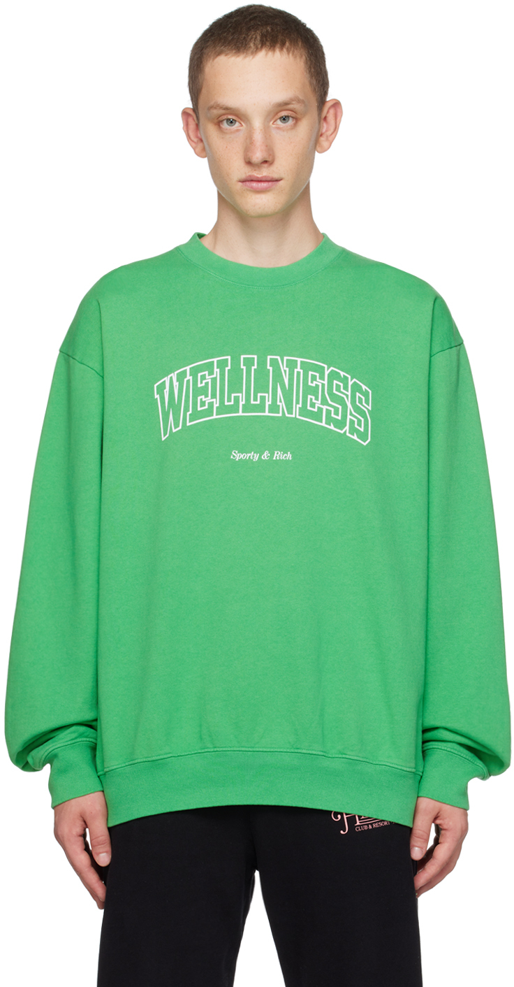 Sporty & Rich Green Ivy Sweatshirt SSENSE